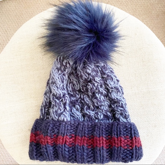 Happy Trails Stripe Pom Beanie | Poshmark